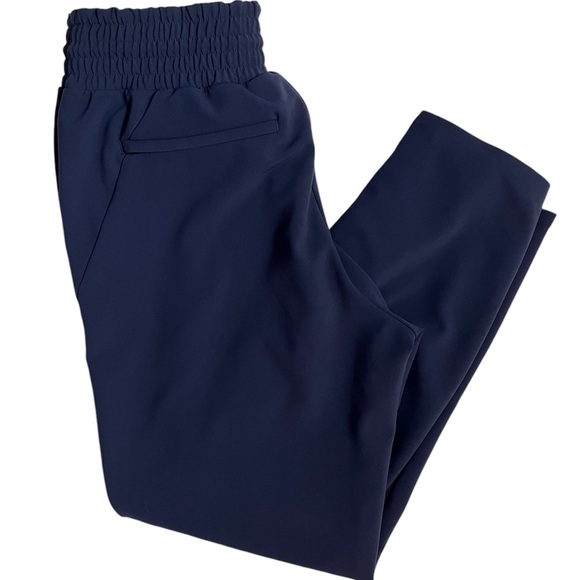Athleta Blue Metropolis Straight Leg Pants 6 - Picture 4 of 5